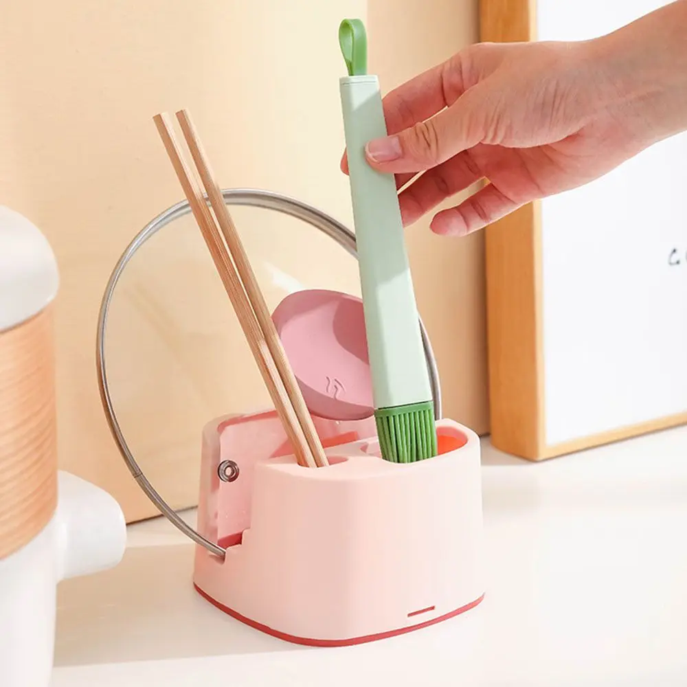 Kitchen Spoon Holder Cooking Utensil Stand Pot Lid Rest Storage Rack Pad Containers Gadgets Accessories | Дом и сад