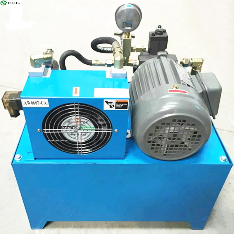 

220v hydraulic system pump hydraulic station 750W hydraulic oil pumping station take shaft nutrilite 40L air cooling