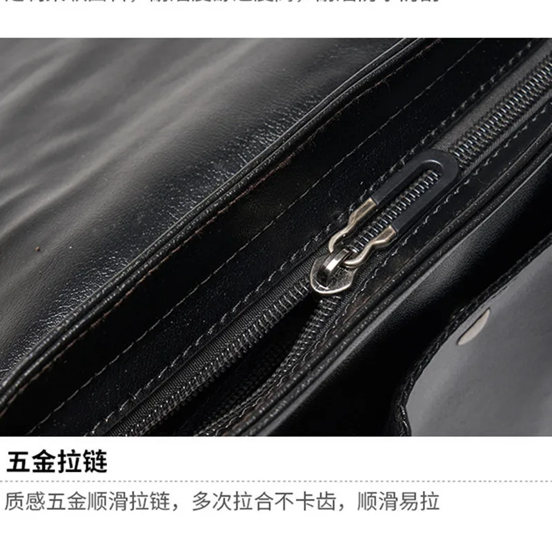 

Single Shoulder Bag Inclined Han Edition Men's Soft bag Leather Waterproof Wear-resisting