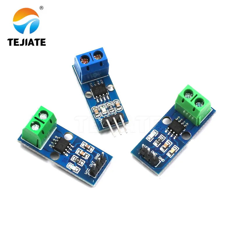 Модуль датчика тока Холла ACS712 5/20/30A ACS712-05B Модульная плата обнаружения диапазона 1