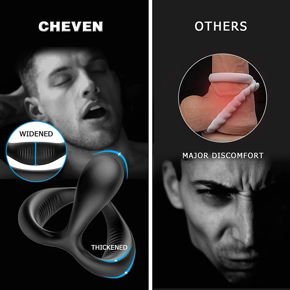 Пенис кольцо на Для мужчин дополнительной женской стимуляции задержки эякуляции