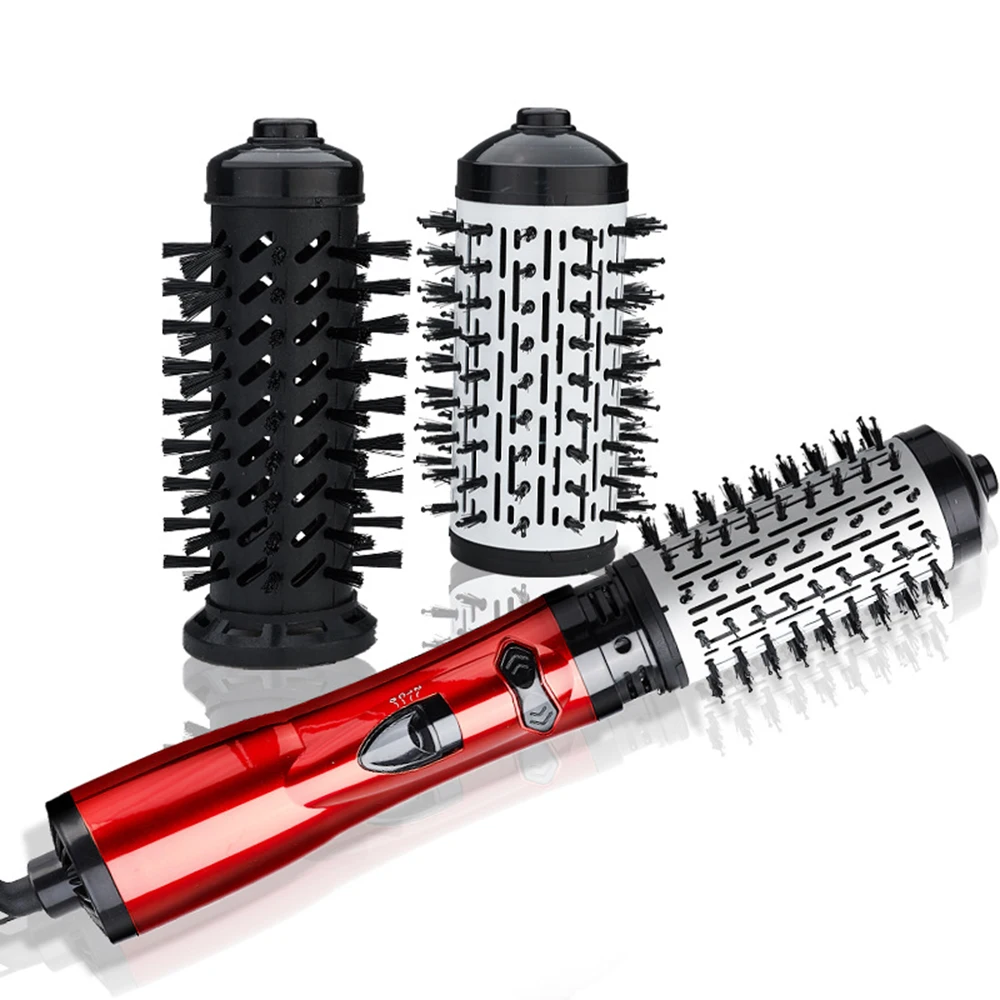 

Multifunction Hot Hair Comb Hair Dryer and Volumizer Rotating Roller Brush Salon Hot Air Brush Styler Straightener Curler Comb