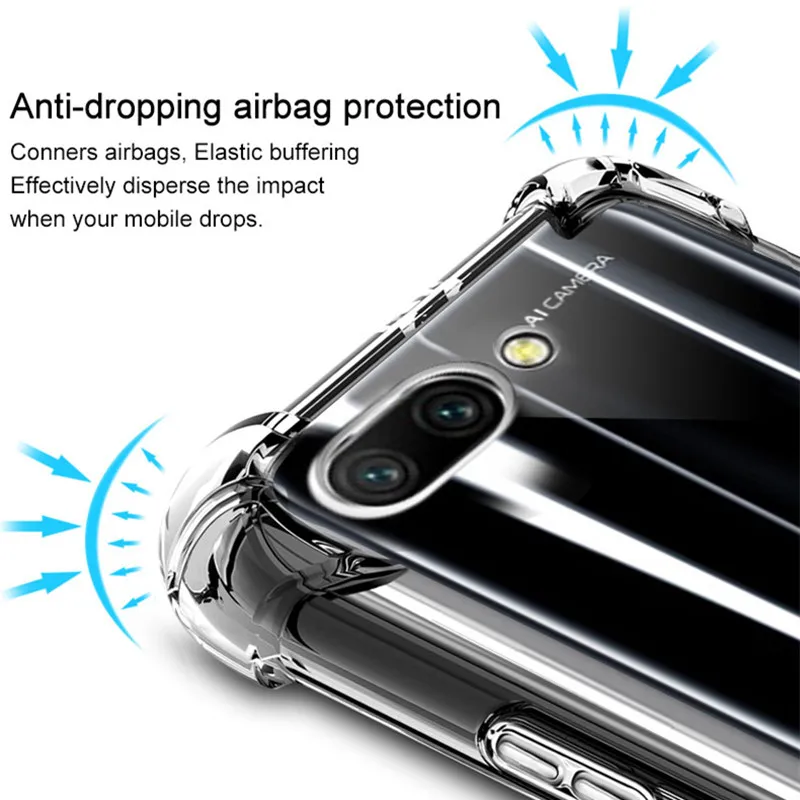 Мягкая Противоударная подушка безопасности из ТПУ для Oppo A3 A3S A71 A83 F1S F5 F7 F9 F11 R9 R9S Plus