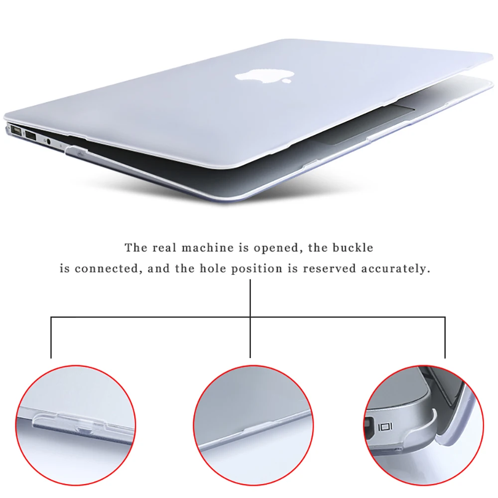 Чехол для ноутбука Macbook Pro 16 чехол M3 M2 M1 14 15 13 12 с Touch ID Air A2681 A2337 A2179