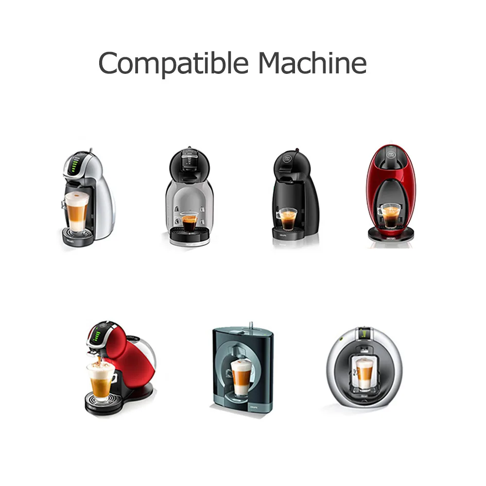 

Capsule Adapter for Nespresso Coffee Capsule Convert Compatible with Dolce Gusto Reusable Coffee Machine Coffee Accessories