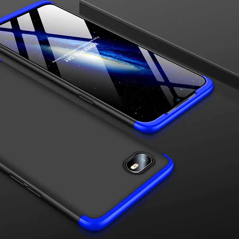 Oppo Realme C2 RMX1941 чехол RealmeC2 360 градусов полное покрытие защищенный Матовый Жесткий чехол для Oppo Real Me C2 Чехол со стеклянной пленкой