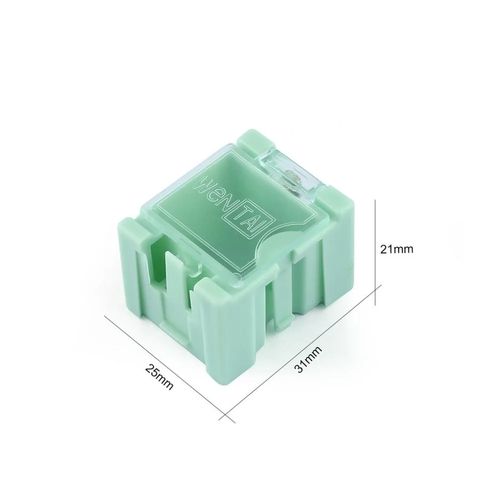 

50pcs Small Tool Screw Object Electronic Component Storage Box Laboratory Case SMT SMD Automatically Pops Up Patch Container