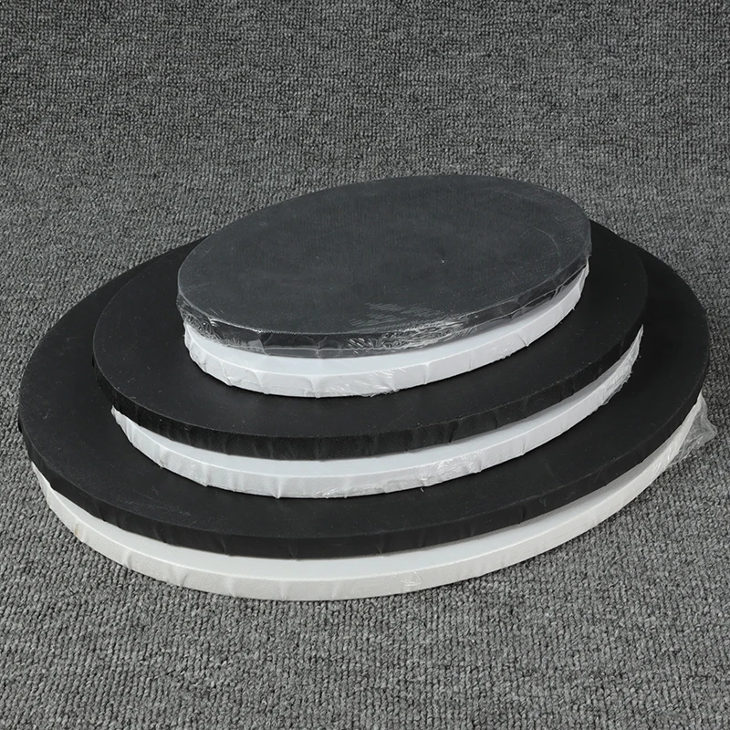 Белая черная холщовая доска Овальный чистый экран деревянная пластина рамка для детской живописи