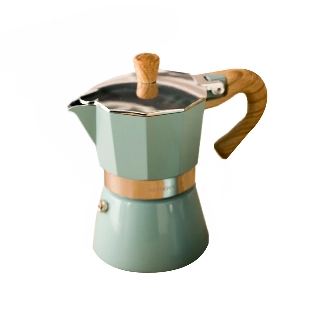 

3/6 Cups Aluminum Italian Moka Espresso Coffee Maker Percolator Stove Top Nordic Style Coffee Pot Cafeteira 150ML 300ML