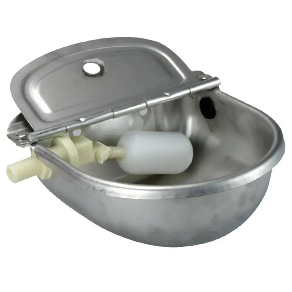 304 Stainless Steel Water Trough Bowl Horses Goats Sheep Pig Float Automatic Waterer Drinking Cattle Accessories | Дом и сад
