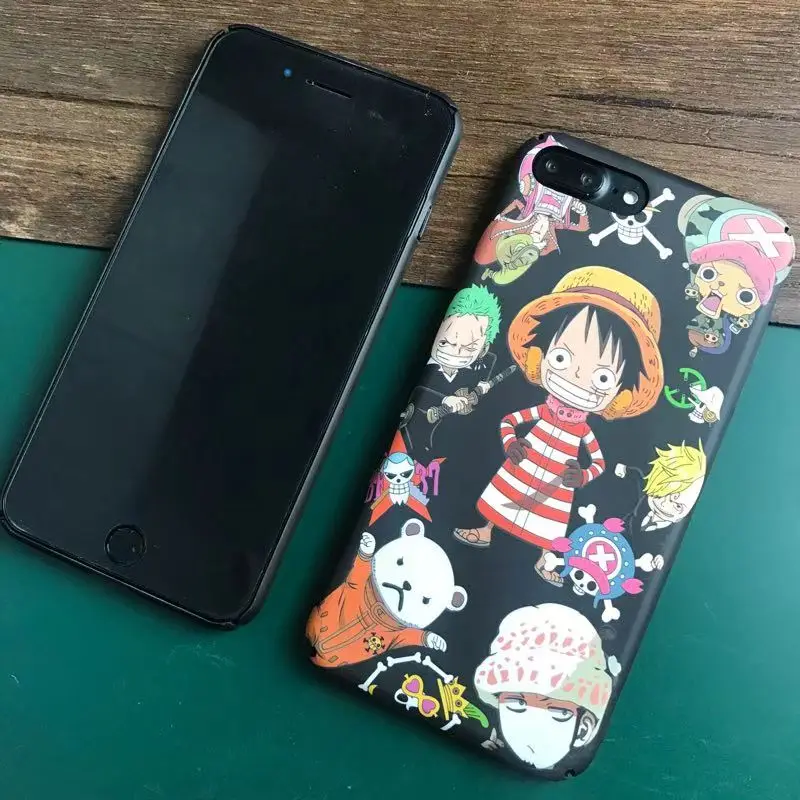 Милый мультфильм Луффи Улица Сезам Элмо печенья чехол жесткий пластиковый Funda Coque