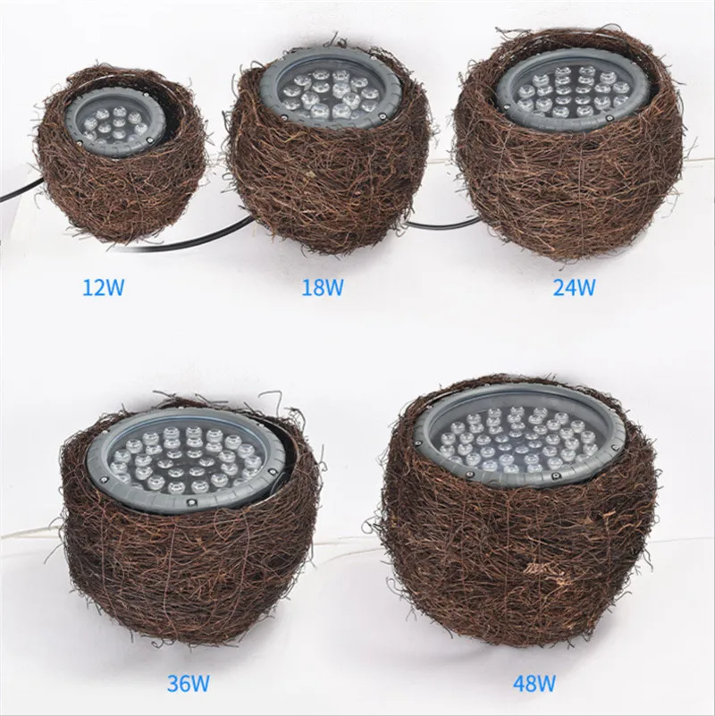Уличная лампа для птичьего домика цветной водонепроницаемый садовый светильник