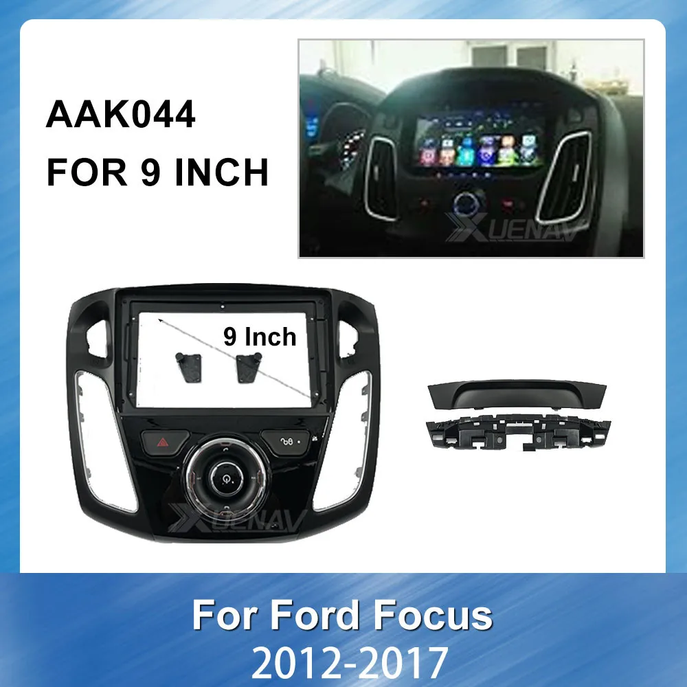 

Car Radio Fascia For FORD FOCUS 2012-2017 Audio Fitting Adaptor Dash Trim Kits Panel GPS Navi plate Frame Fascias Installation
