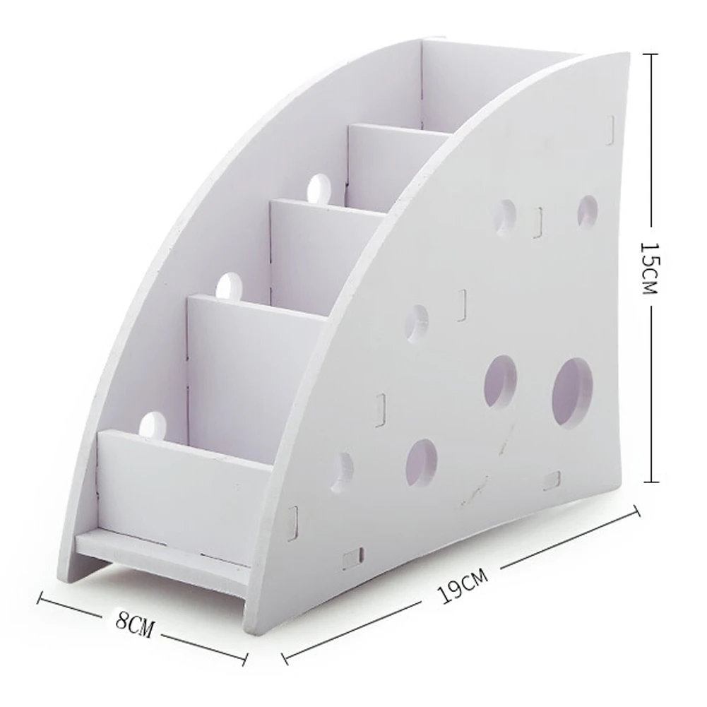 

Phone Remote Control Organizer Jewelry Flexible Holder Storage Box Home Desk Organizer Plastic Box makeup Storage