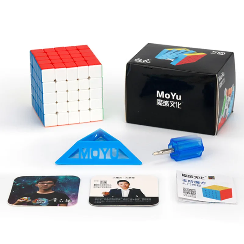 Магнитный куб без наклеек Moyu Meilong 5x5x5 Профессиональная игра гладкий магический