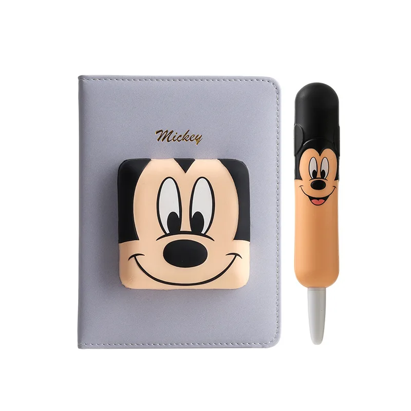 

Disney Cartoon Creative Decompression Pen Stationery Set Soft Glue Super Meng Decompression Student NotePad
