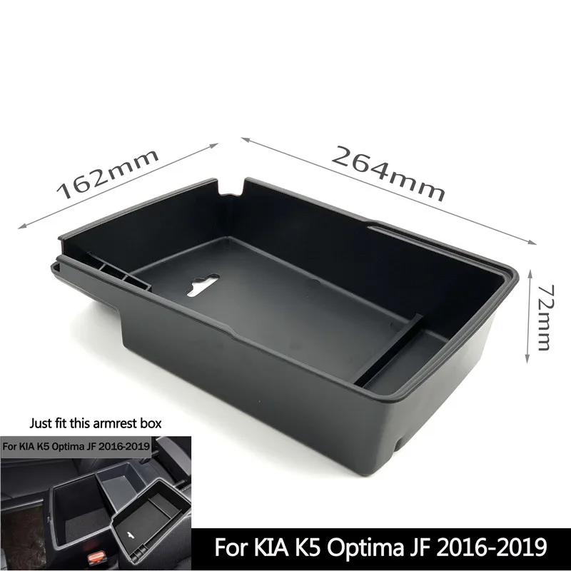 FOR K5 2016-2019 Автомобильный Стайлинг, центральный подлокотник, коробка для хранения, чехол на поддон для Kia Rio K2 K3 K3S K4 K5 KX3 KX7 KX5 Sportage QL BORREGO Sorento Forte - Название цвета: FOR K5 2016-2019