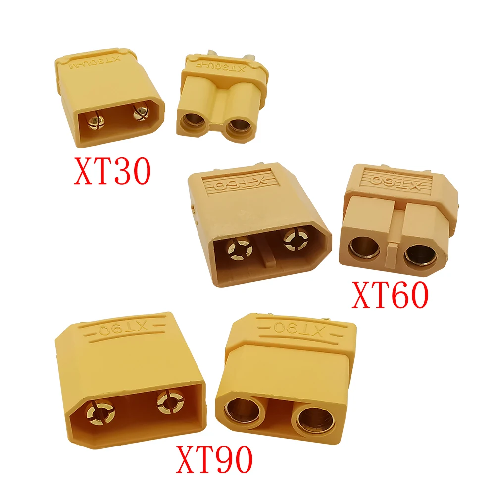 

3Pair XT90 XT60 XT30 Plug Male Female Socket Bullet Connectors Plugs for RC Quadcopter Parts Lipo Battery Toys XT Connector