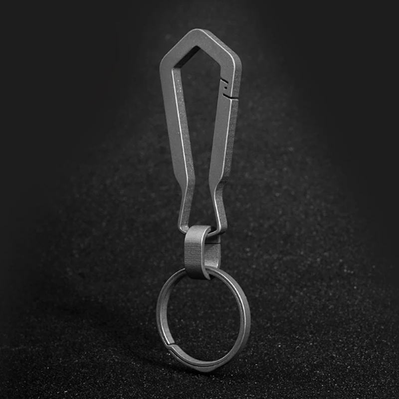

A300 TC4 New multi-function titanium alloy key chain simple waist hanging EDC quick hanging gadgets