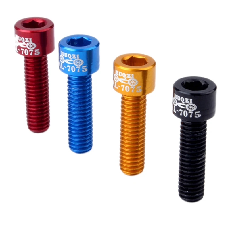 

4 шт., велосипедные болты из алюминиевого сплава