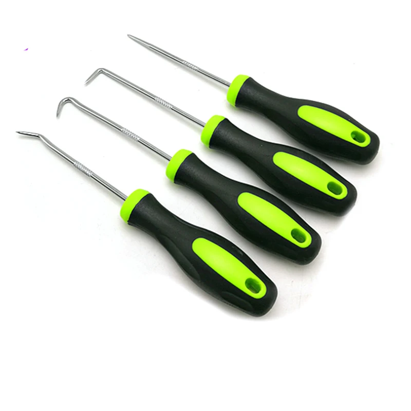 

4 Pcs Sharp Multipurpose Car Pick and Hook Set Gasket Pick tool Automotive O-Ring Sealing Extractor Craft Hand Tool Non-slip