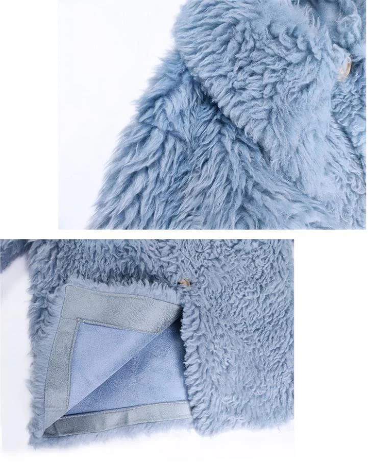 Высококачественное Детское пальто из овчины новинка зимы 2022 плотная теплая