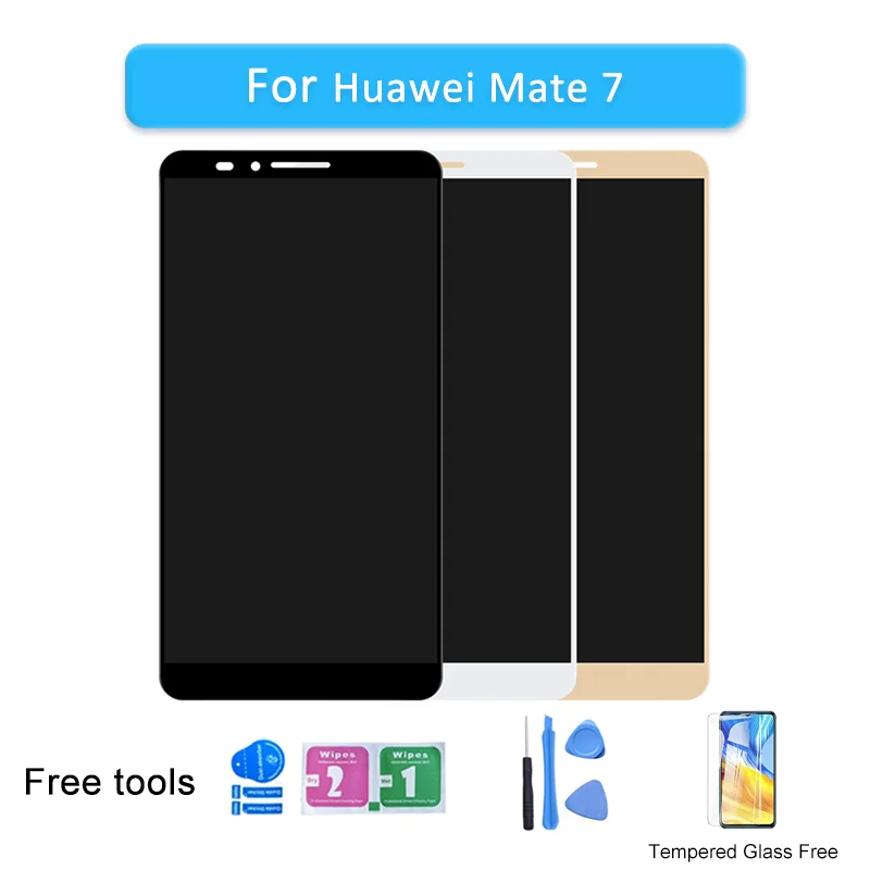 

Original LCD For Huawei Mate 7 LCD Display Touch Screen Digitizer Assembly Replacement For Huawei Mate7 MT7 display screen