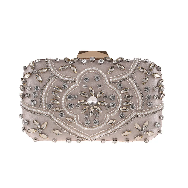 

Diamonds Women Evening Bags Vintage Women Clutches Flap for Female Crystal Handbags Fashion Shoulder Embroidered Evening tote
