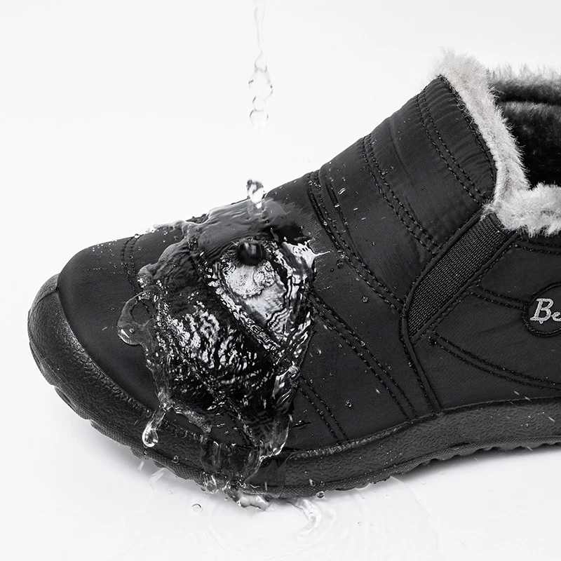 

Super Warm Winter Boots For Men Snow Boots Waterproof Winter Shoes Plus Size35-47 Unisex Slip Ankle Winter Boots For Women
