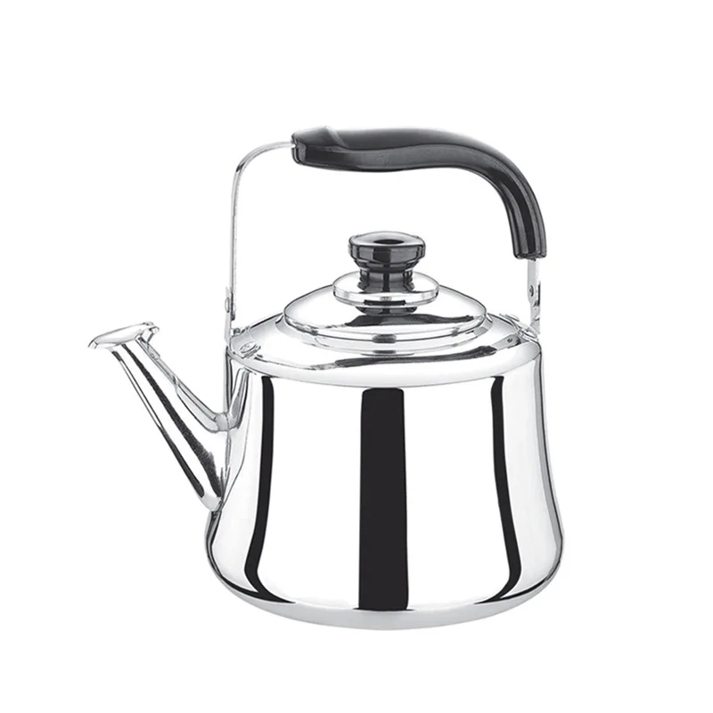 

Stainless Steel Kettle Large Round Stovetop Cookware Gas Kettle Tea Kitchen Dining Bar Bouilloire Utensils Kitchen EB50SH