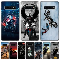 moto cross motorcycle sports phone case for samsung s21 fe s20 plus galaxy s22 ultra s10 lite 2020 s9 s8 s7 s6 edge cover fundas