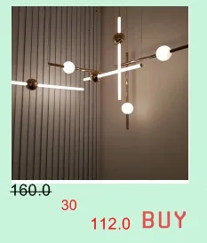 Chandelierrec чердак люстры черный/белый Железный корпус бар гостиная низкие потолки СВЕТОДИОДНЫЙ Потолок люстры светильники