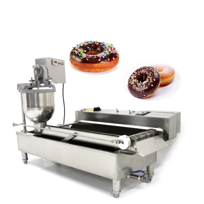Electric Double-row automatic mini donut machine Doughnut Maker commercial Automatic Donut Fryer Maker Donut Making Machine
