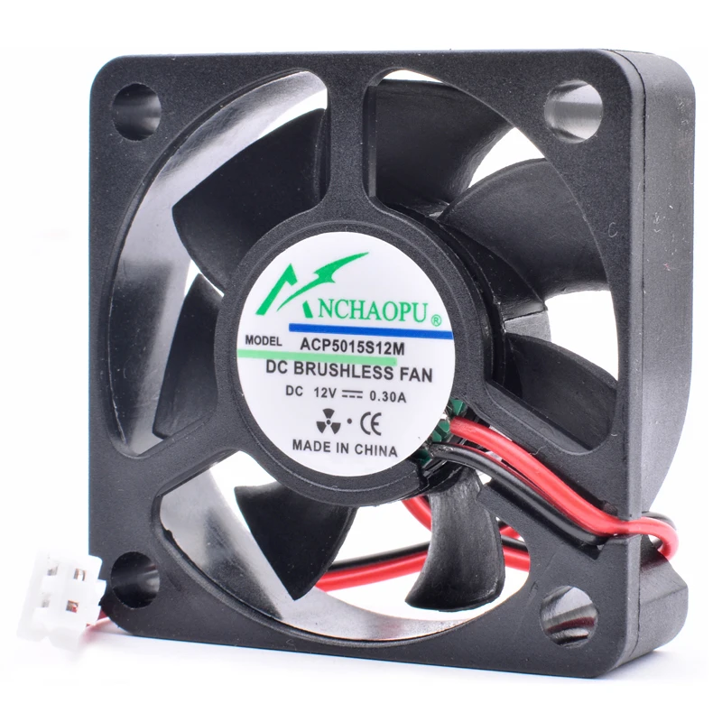 Новый оригинальный вентилятор ANCHAOPU ACP5015S12M 5 см 5015 50 мм 50x50x15 12 в а|Кулеры и системы