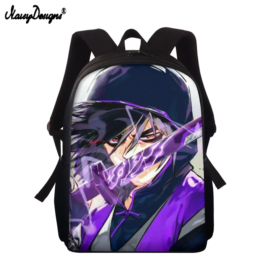 

NOISYDESIGNS Anime 3D Prints Backpack School Student Sports Backpacks Super Cool Anime Character Design Bookbags For Teenage Boy