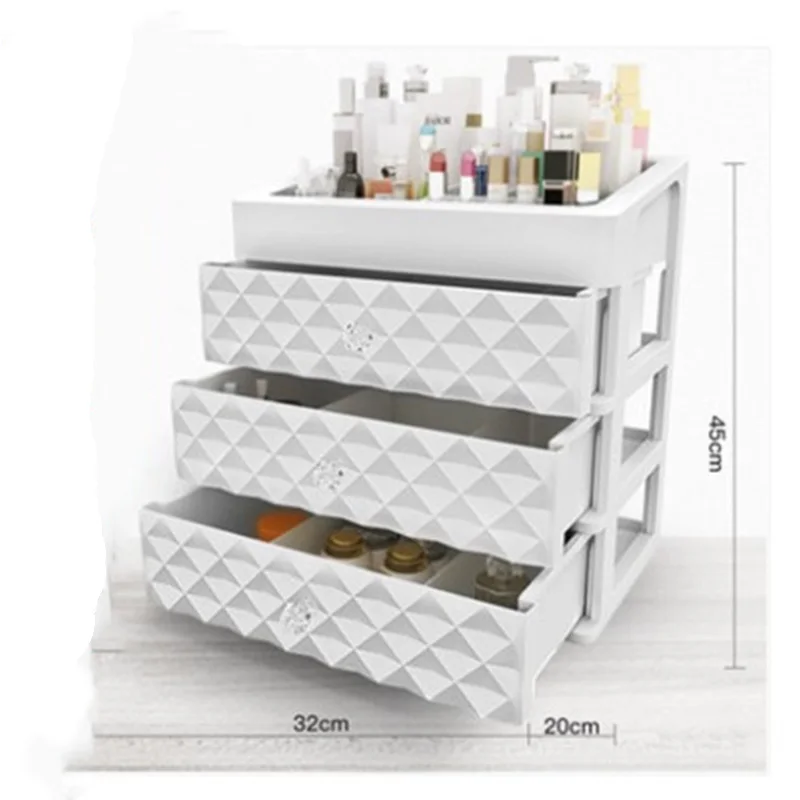 

Makeup organizer Waterproof Cosmetic case Makeup Jewelry Box Multifunctional Travel Cosmetic Organizer Drawer Home Storage Boxs