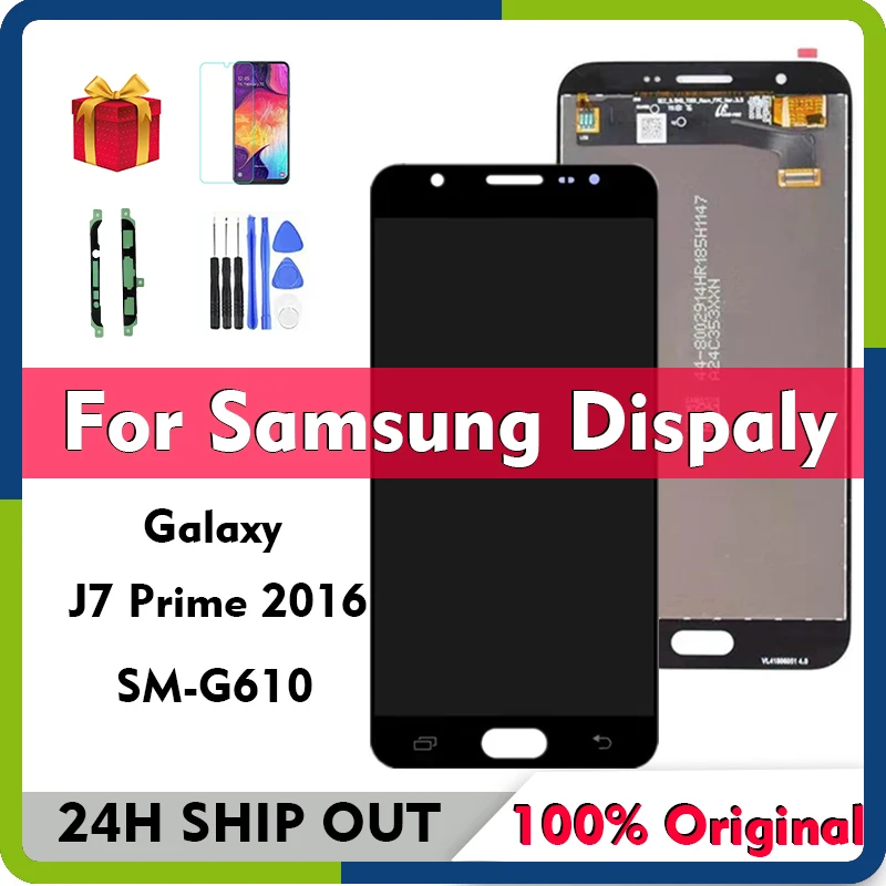 Оригинальный Для SAMSUNG Galaxy J7 Prime On7 G610 ЖК дисплей с сенсорным экраном SM G610F G610M для 2016