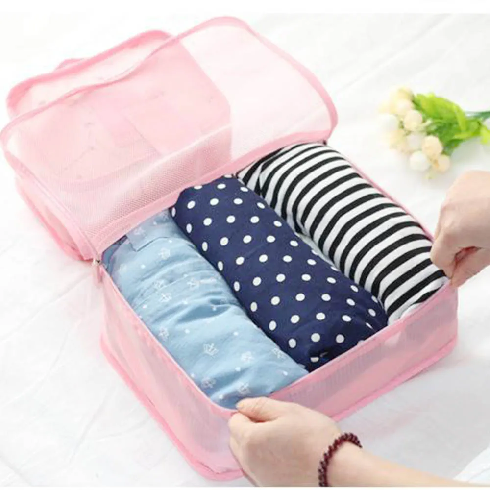 Дорожная сумку для хранения вешей вашего малыша 6 шт./компл. одежда опрятная сумка