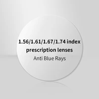 1 56 1 61 1 67 1 74 index prescription lens anti blue light resin aspheric lenses optical myopia hyperopia presbyopia lentes