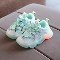 2022 fashion trend new sneakers shoes led luminated shoes kids girls casual sport shoes children boys luminous glowing sneakers