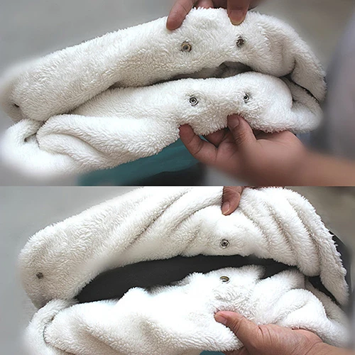 Детские зимние теплые варежки на коляску коляска муфта для рук