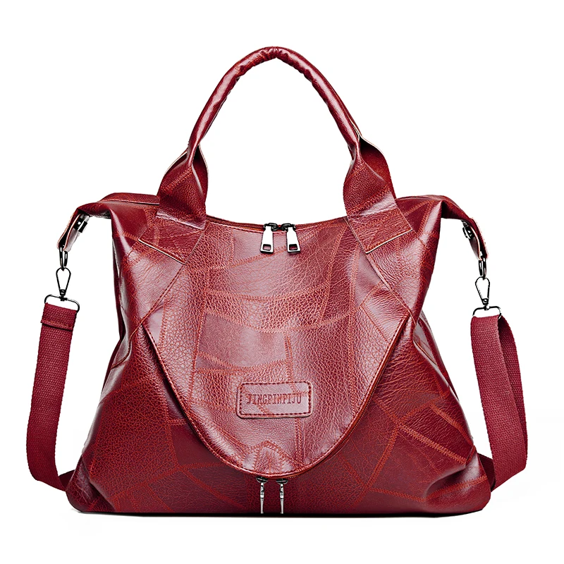 Зимний стиль мягкие кожаные роскошные сумки женские дизайнерские высокое