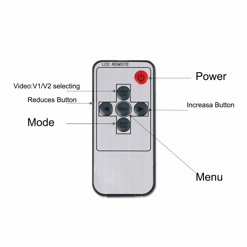 YuanTing 7 ''TFT ЖК-дисплей монитор 800X480 разрешение экран с кронштейном дистанционного управления и 2 AV вход для автомобильной резервной камеры