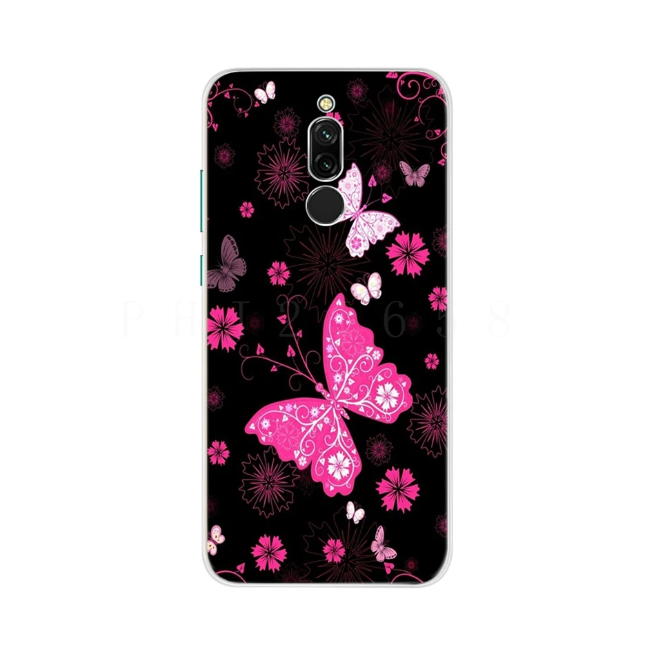 phone cases for xiaomi Ốp Lưng Dẻo Silicone Xiaomi Redmi 8 6.22 ''Mềm Mỏng Fundas Dễ Thương Sơn Ốp Lưng Cho Xiaomi Redmi 8 ốp Điện Thoại Redmi8 Túi xiaomi leather case card