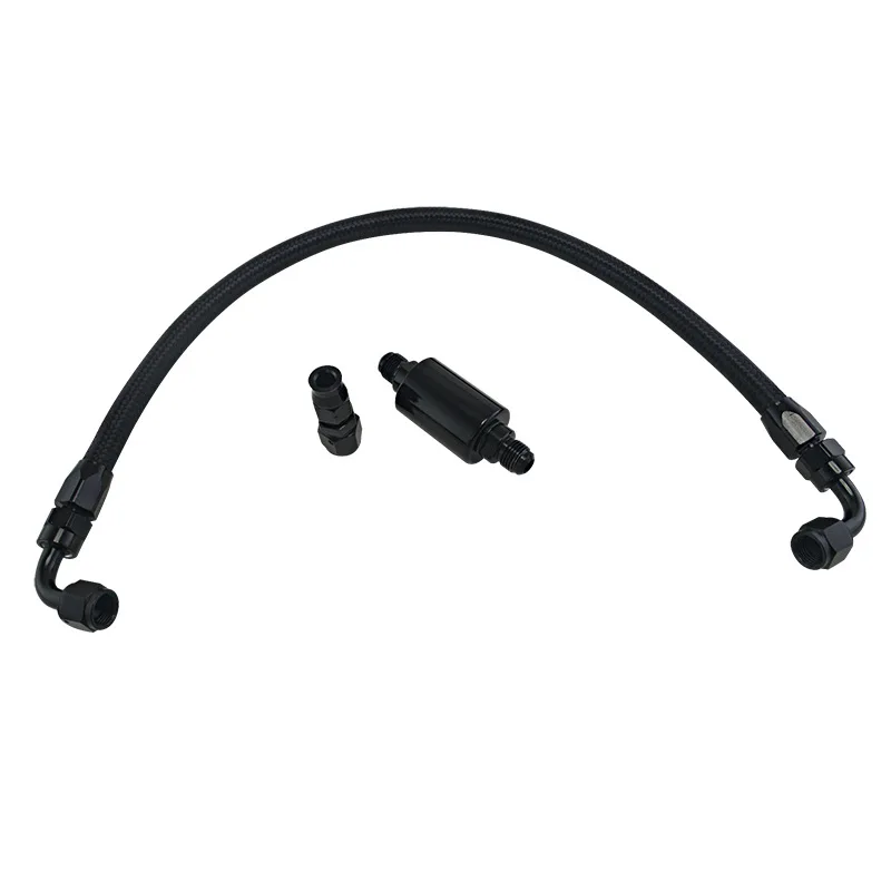 

Tucked Fuel Line Fittings Kit Inline Filter for Honda Civic Integra B/D Series AN6 Filter EG EK DC2 CRX EF