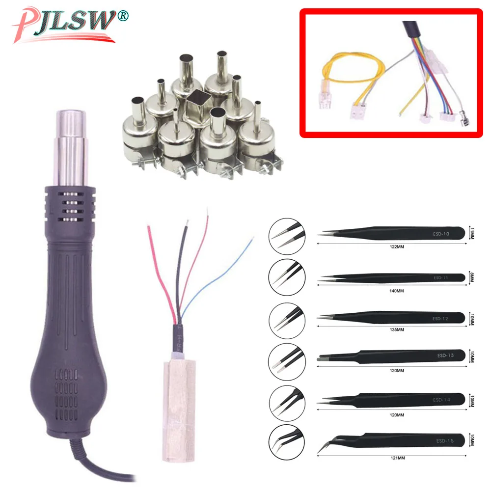 Ручка для горячего воздуха SAIKE подходит 898D/852D +/909D/952D/852D + +/858/858D/8586 пистолет