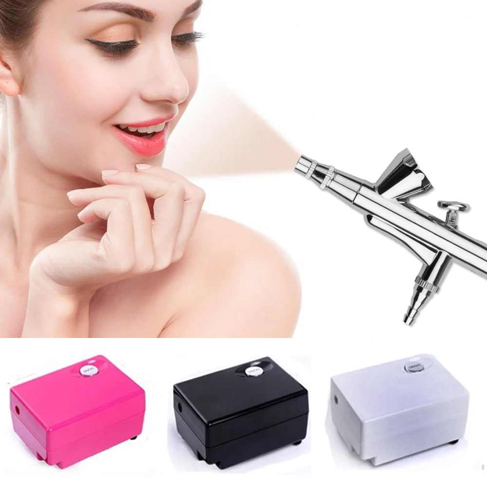 Аэрограф с компрессором 0 4 мм игла Набор для творчества тела краски макияжа