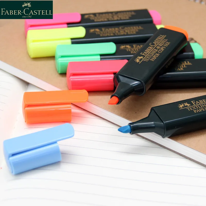 6 шт Faber Castell текстлайнер маркеры фломастер ручка 1548