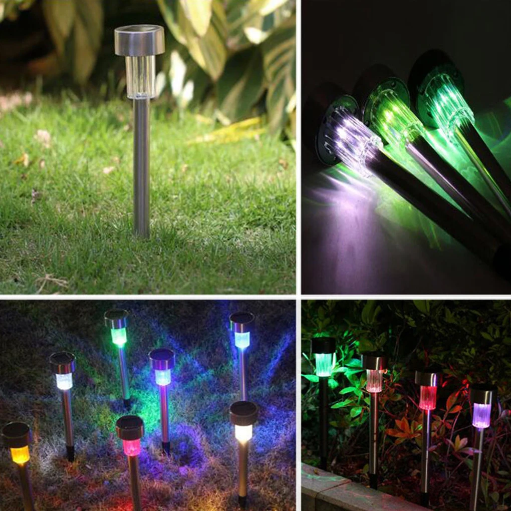 

Outdoors Led Solar Lights Outdoor Solar Led Lawn Lamps Street Lighting Luminaria For Garden Decoration Solar Powered Path Lights