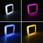 Светодиодный ночсветильник энергосберегающий с мини-датчиком управления, вилкой ЕС, США